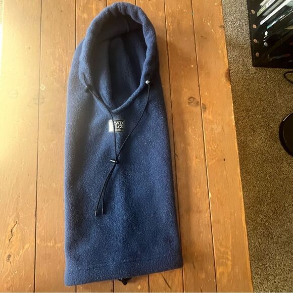 Vintage 90s Head Sokz By Gotta Go Polartec Fleece Head Cover Made in USA - Picture 1 of 8